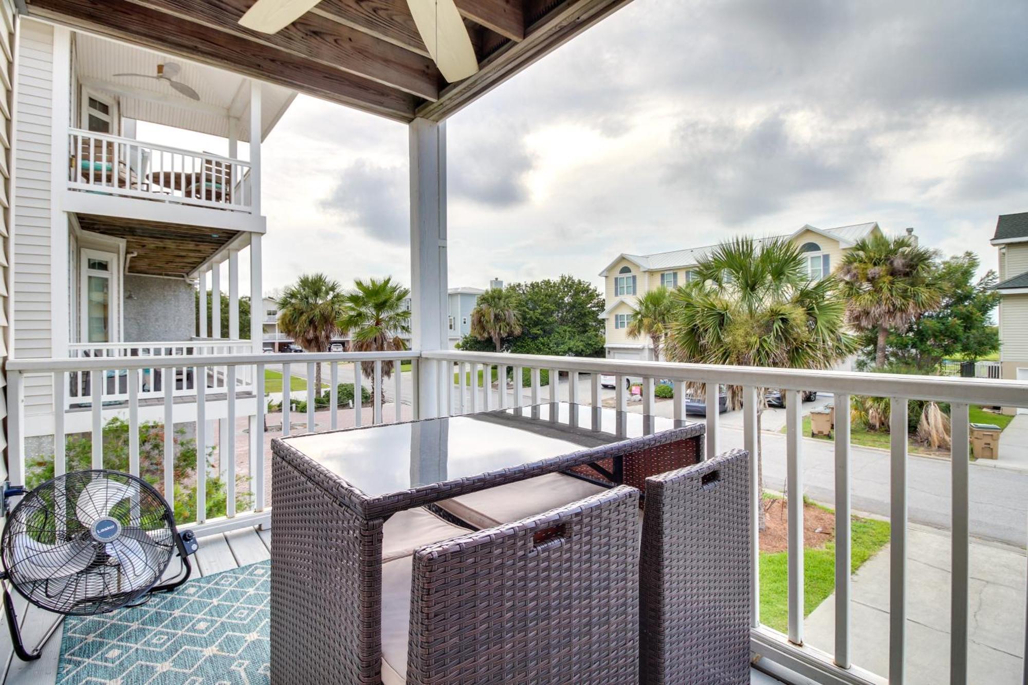 Elegant Tybee Island Townhome, Steps To Beach Extérieur photo