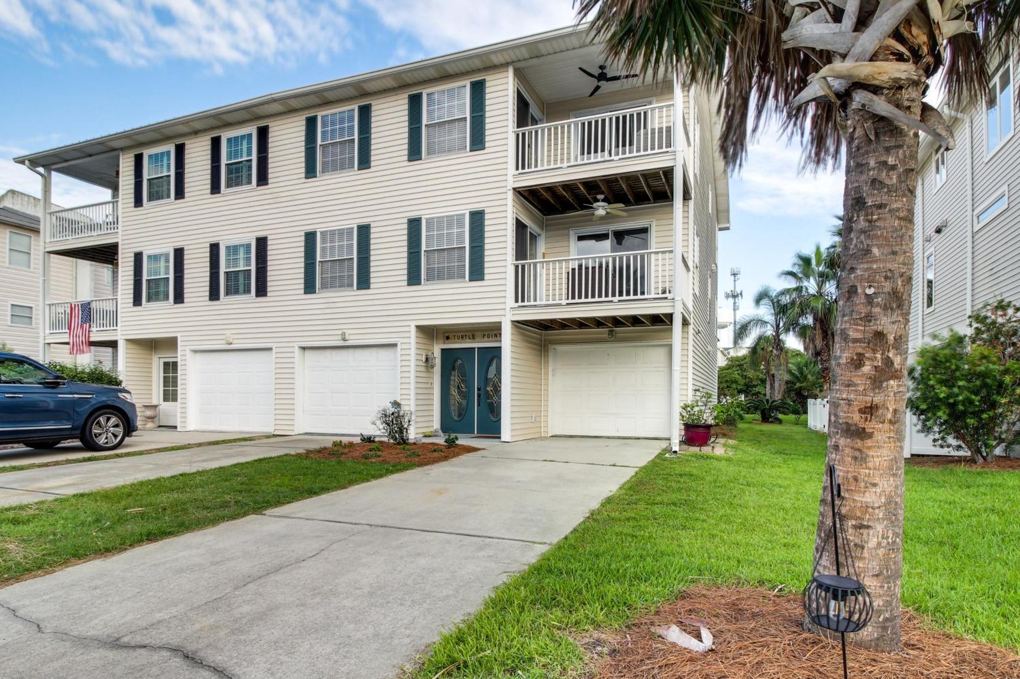 Elegant Tybee Island Townhome, Steps To Beach Extérieur photo