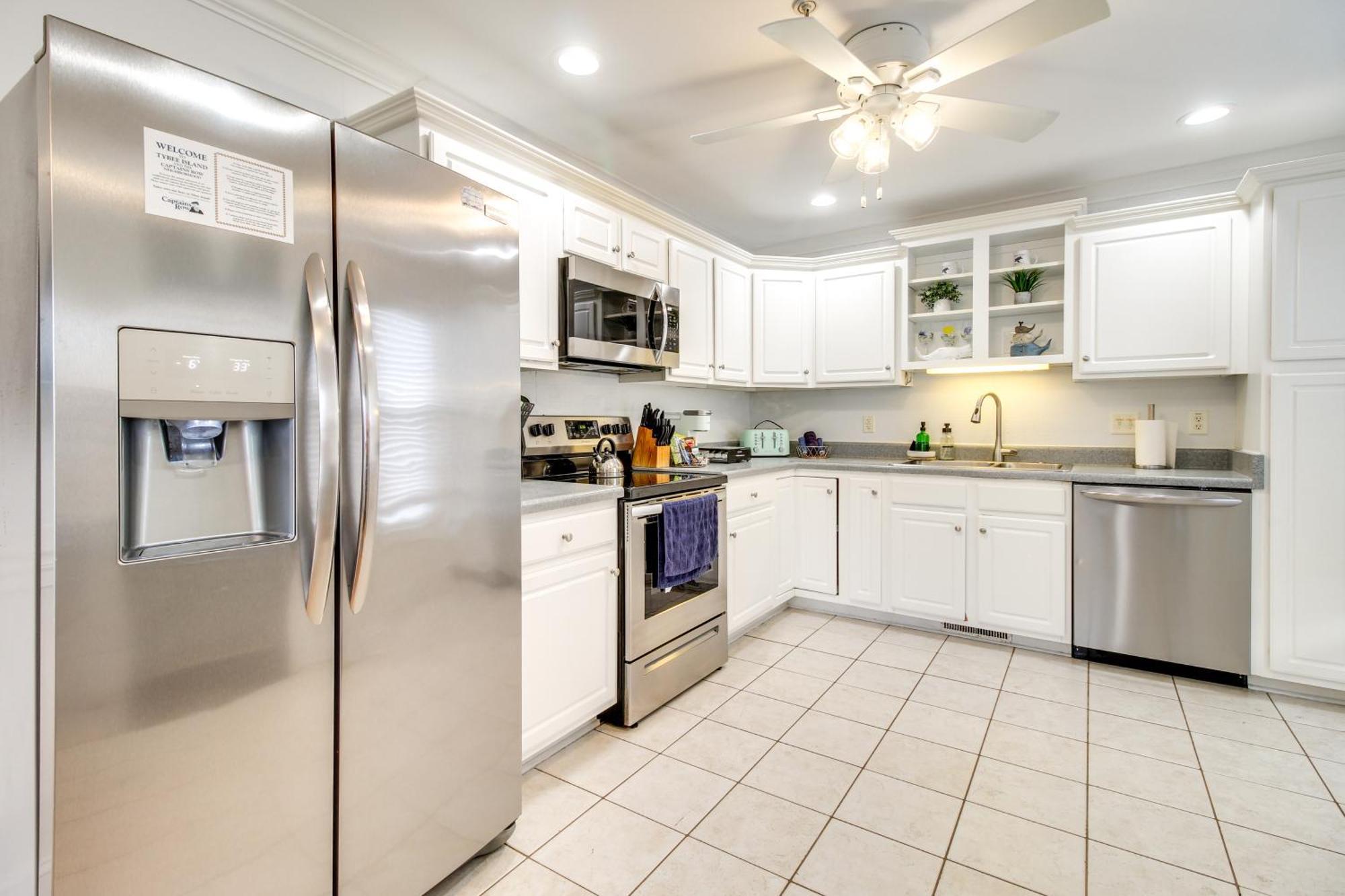 Elegant Tybee Island Townhome, Steps To Beach Extérieur photo