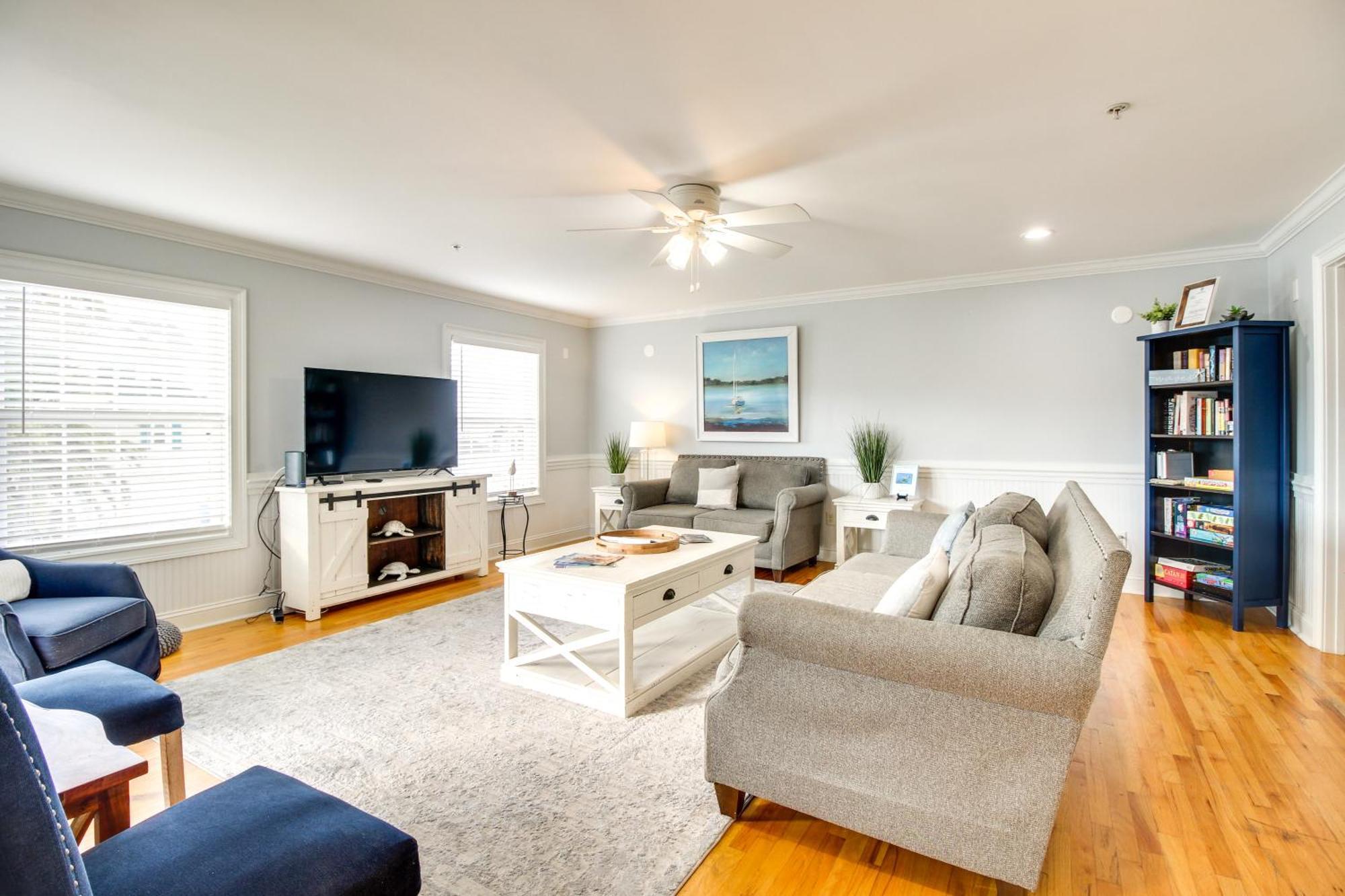 Elegant Tybee Island Townhome, Steps To Beach Extérieur photo