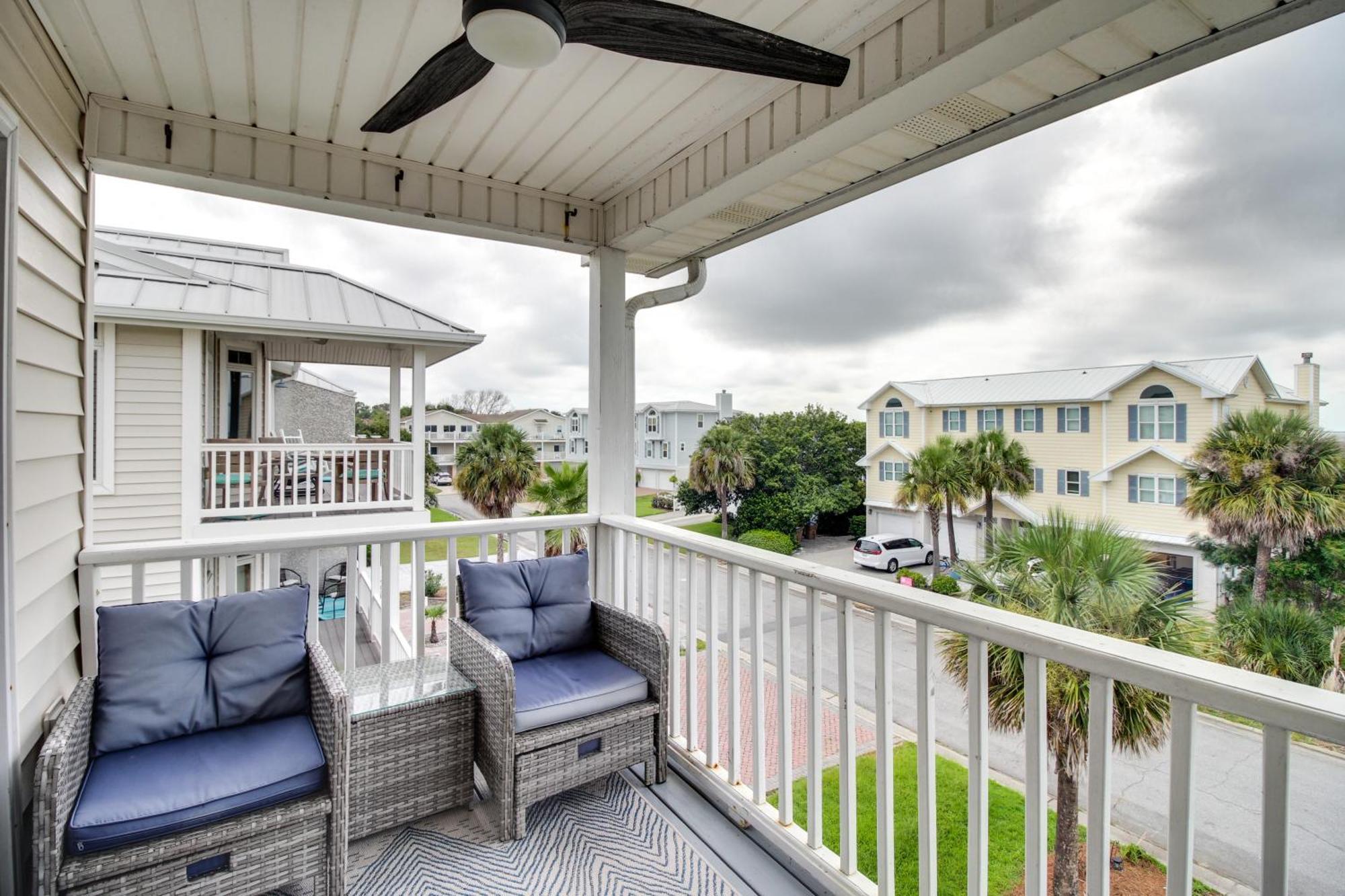 Elegant Tybee Island Townhome, Steps To Beach Extérieur photo
